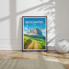 Dolomites, Italy Travel Poster Video