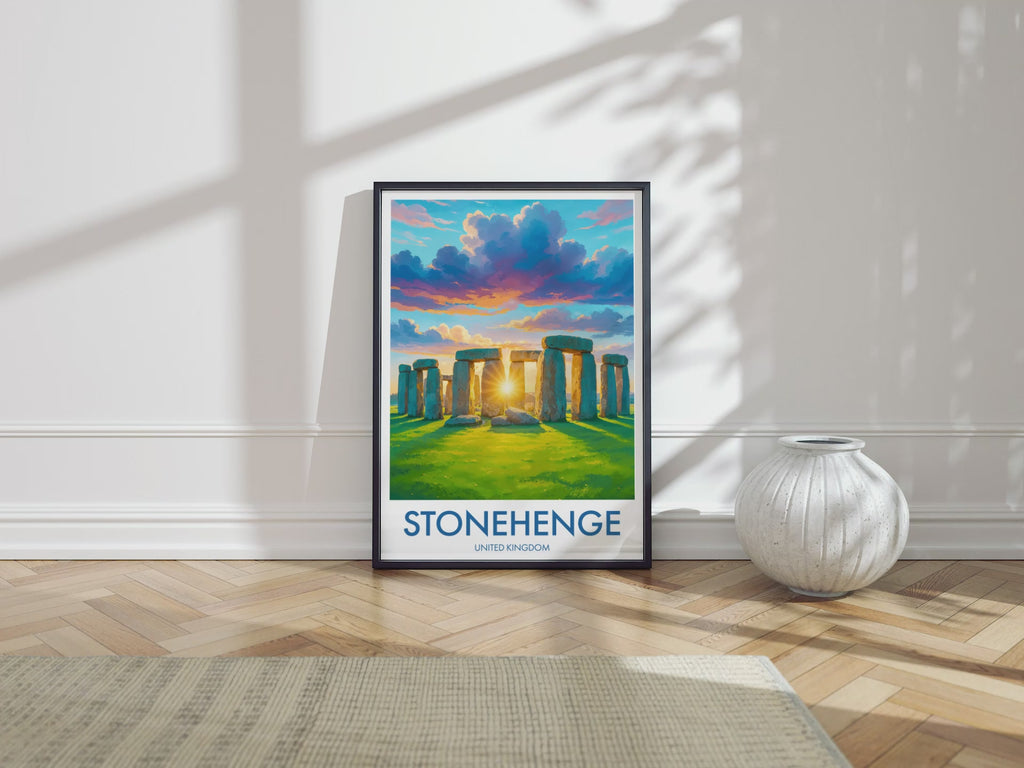 Stonehenge, United Kingdom Travel Poster Video