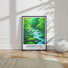East Lyn River, United Kingdom Travel Poster Video
