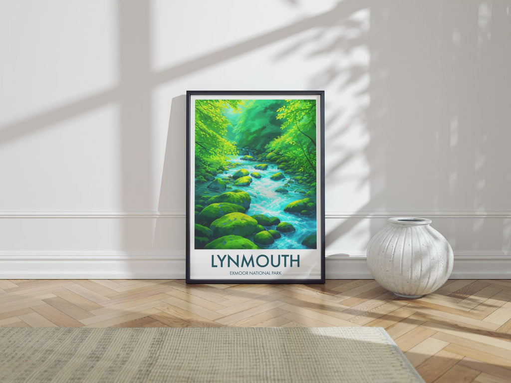 East Lyn River, United Kingdom Travel Poster Video