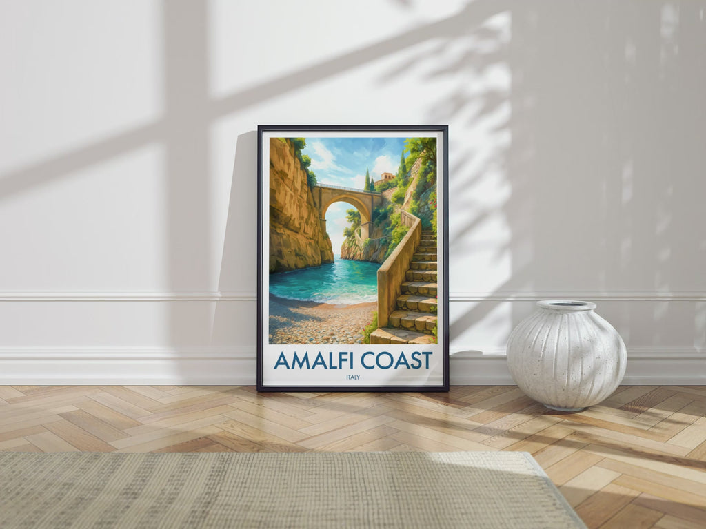 Fiordo di Furore, Italy Travel Poster Video