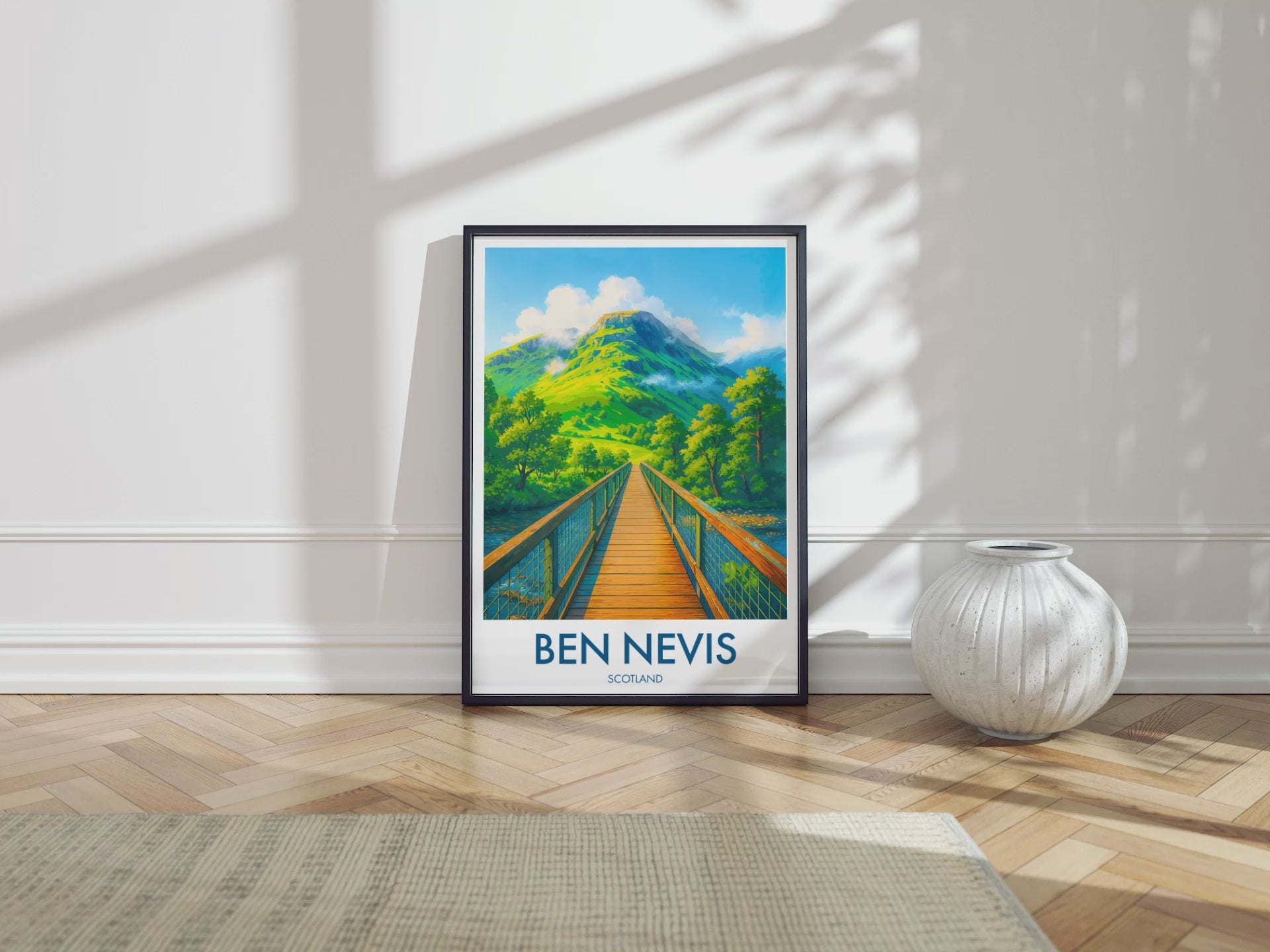 Ben Nevis Bridge, United Kingdom Travel Poster Video