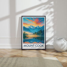 Mount Cook, New Zealand Travel Poster Video