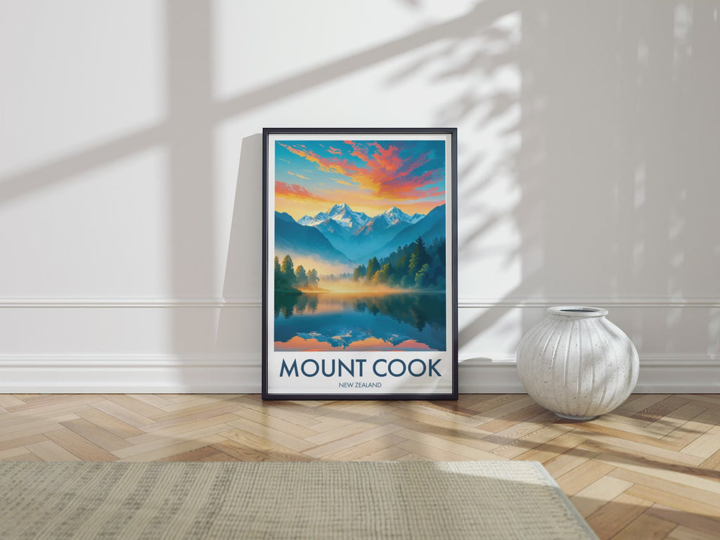 Mount Cook, New Zealand Travel Poster Video