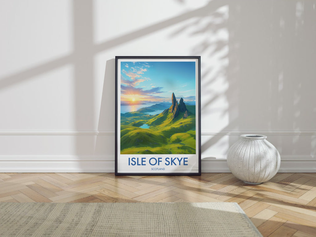 Old Man Of Storr, United Kingdom Travel Poster Video