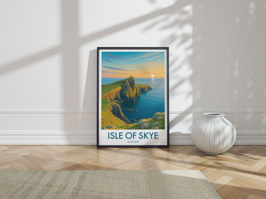 Neist Point, United Kingdom Travel Poster Video